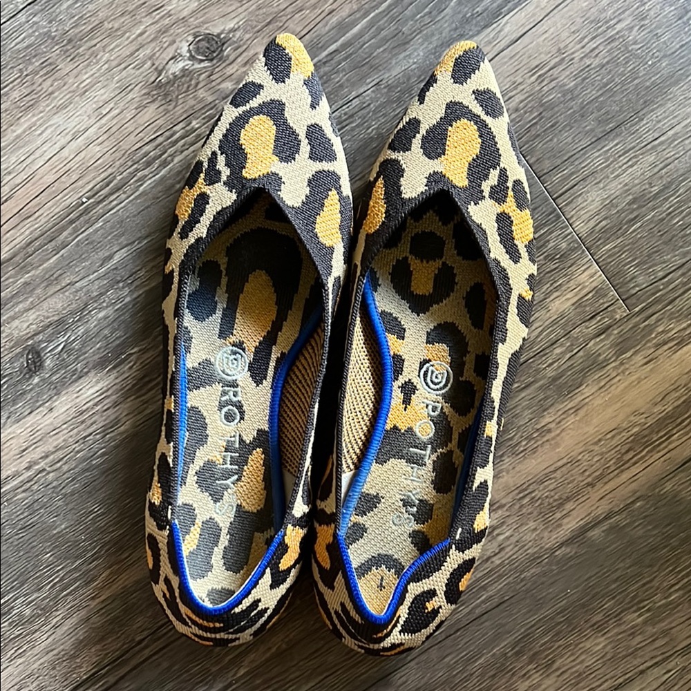 Rothy's Black and Brown Flats Comfortable Loafers